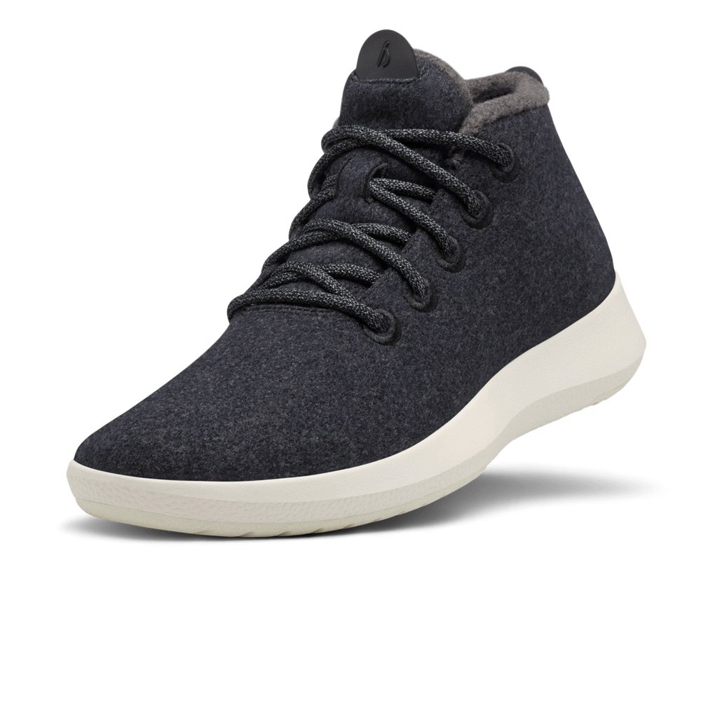 Allbirds Men's Boots Dark Grey - Wool Runner-up Mizzles - 62904SCPI